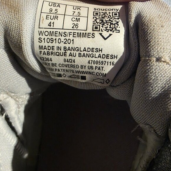 Womens Size 9.5 - Saucony Women's Convergence Shoes Silver Magenta - Picture 9 of 9